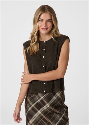 Everest knit vest Brown Neo Noir 